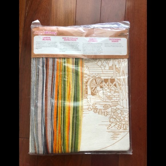 Sunset Stitchery FALL MILL POND - Picture 2 of 2